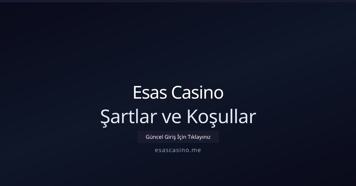 Betxmen Şartlar ve Koşullar